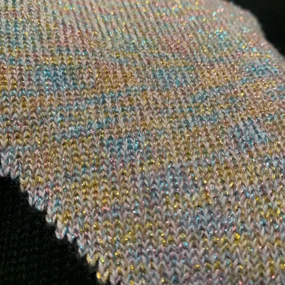 Epic Threads kids black sweater with glitter heart. Size L. (14-16) - Picture 5 of 6